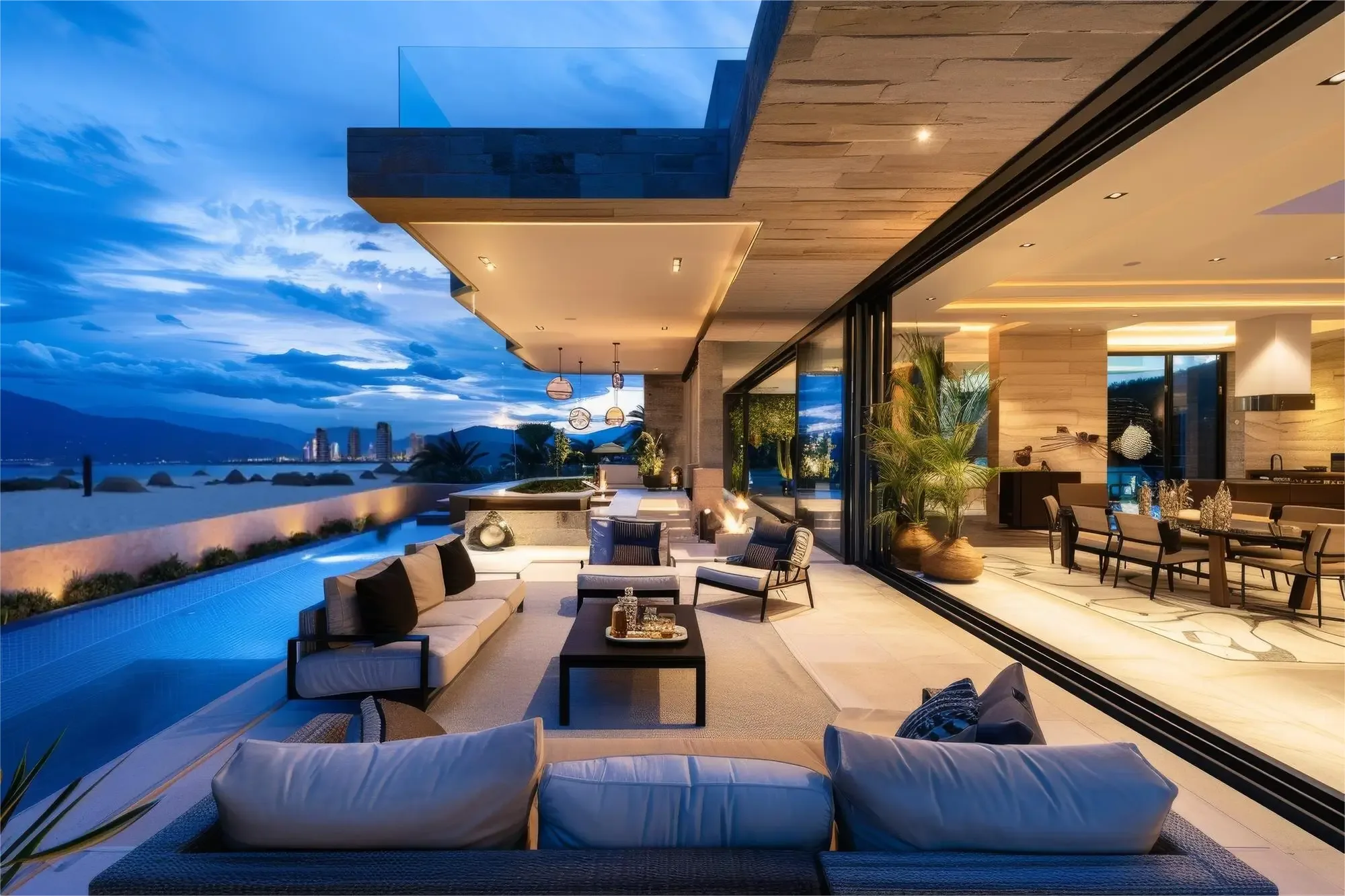 Attractive Lagoon-side Private Pool Penthouse