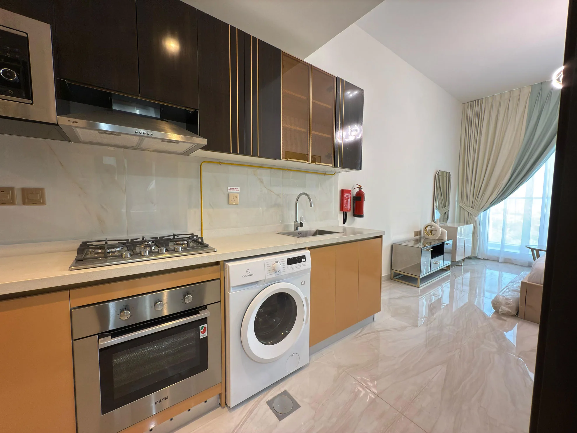 Fully Furnished Studio | Pool & Padel Views | GEMZ by Danube